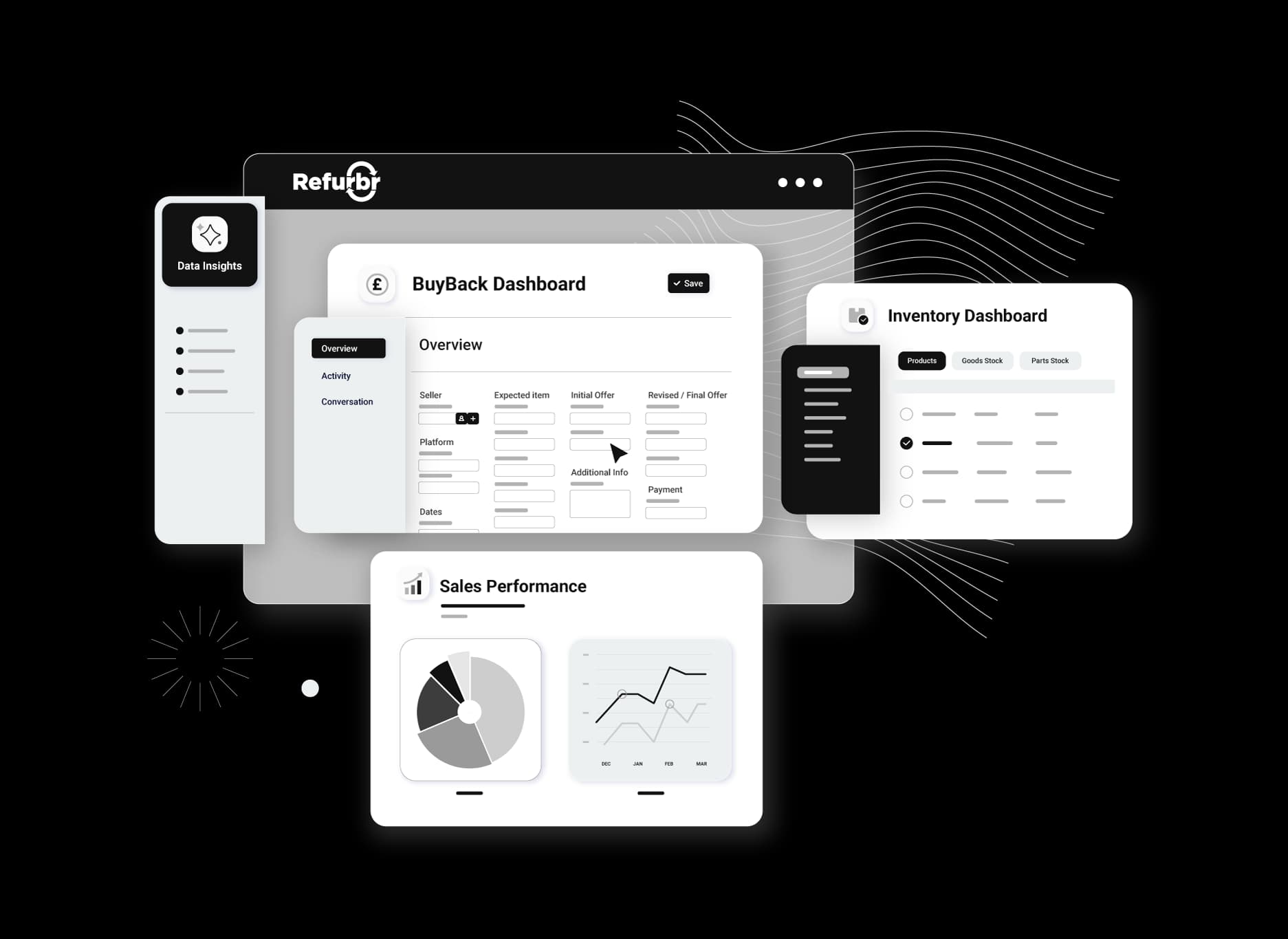 Refurbr platform dashboard
